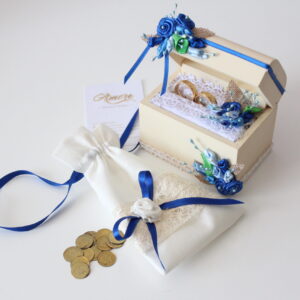 Baul para argollas de matrimonio, cofre para anillos de bodas, vestidos de novia, batas de novia