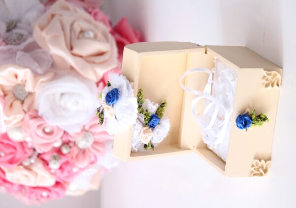 Baul para argollas de matrimonio, cofre para anillos de bodas, vestidos de novia, batas de novia