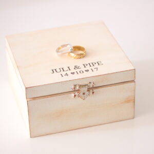 Baul para argollas de matrimonio, cofre para anillos de bodas, vestidos de novia, batas de novia